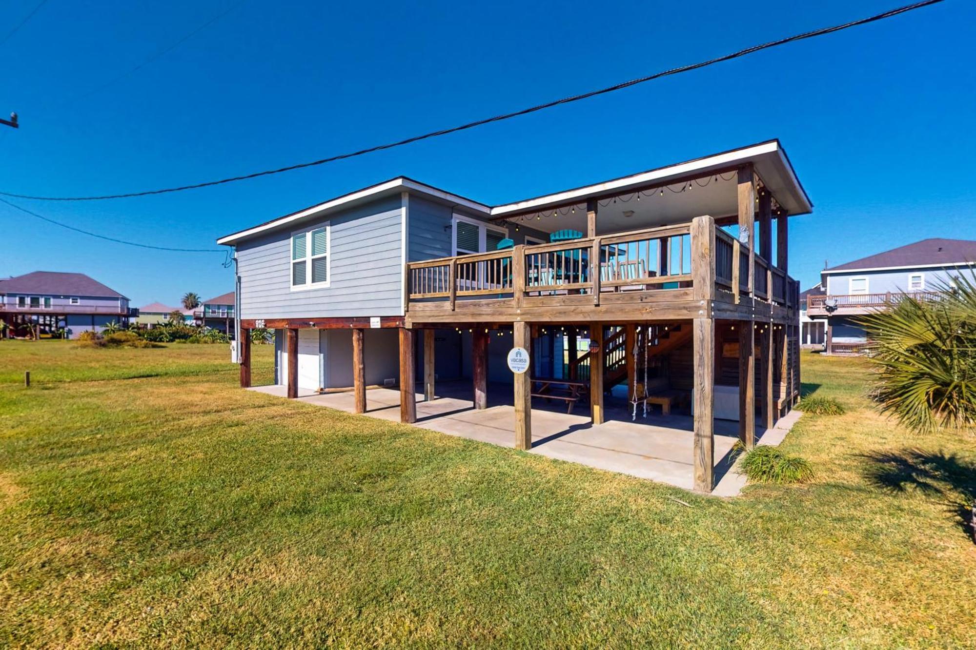 Turtle Sea-Renity Beach Cottage Crystal Beach Exteriör bild