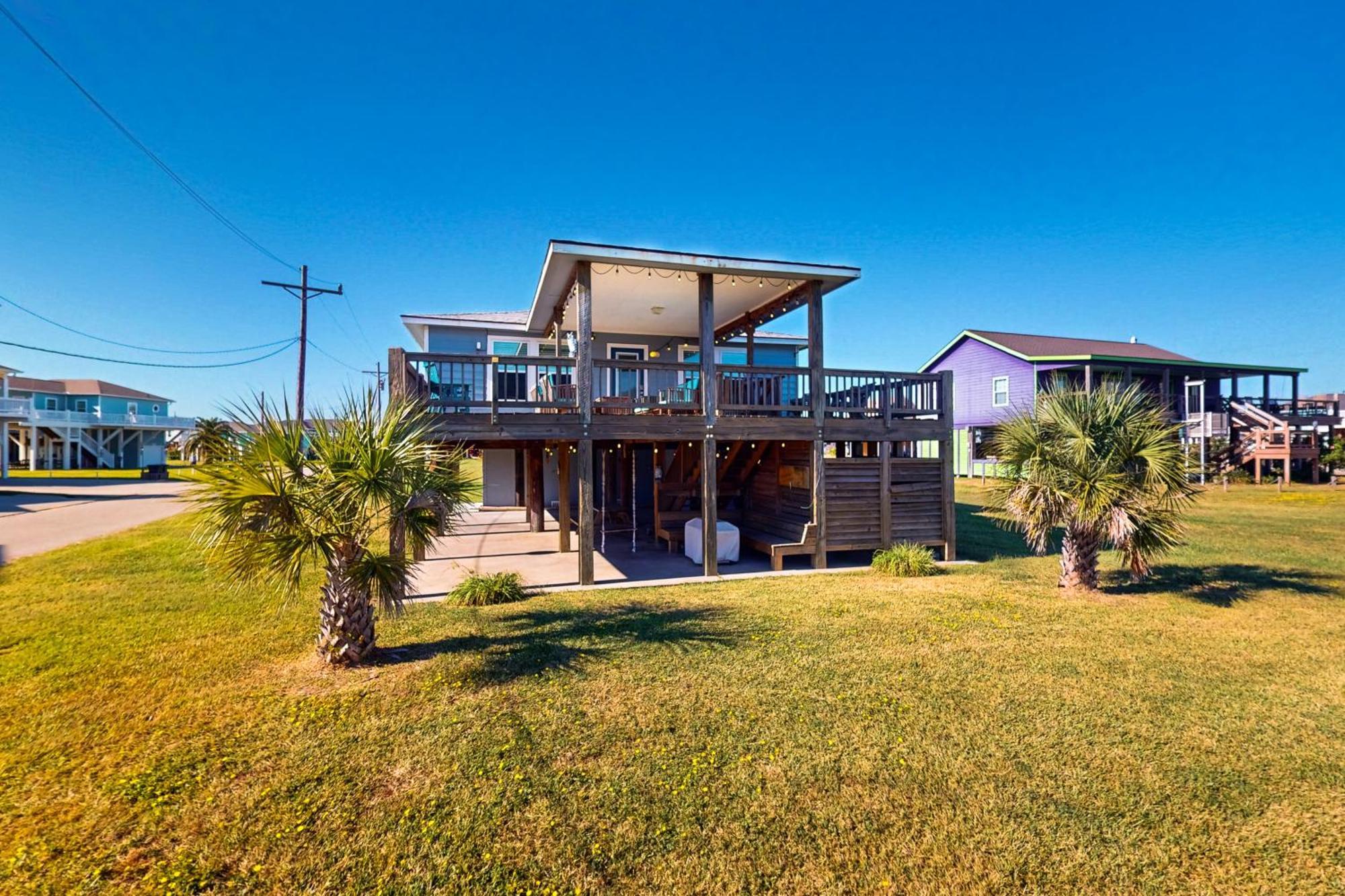 Turtle Sea-Renity Beach Cottage Crystal Beach Exteriör bild